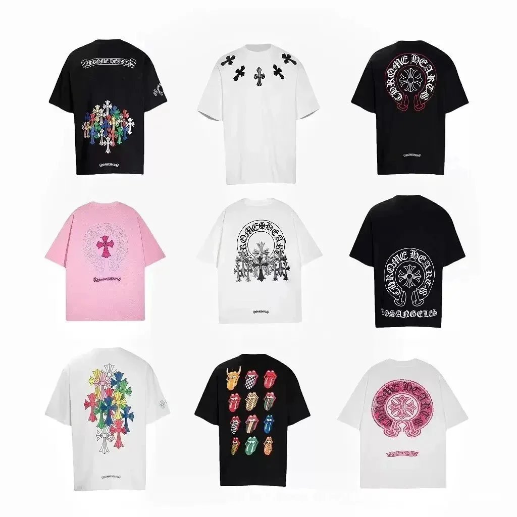 Chrome Hearts Graphic Print Oversized Tee Multicolor