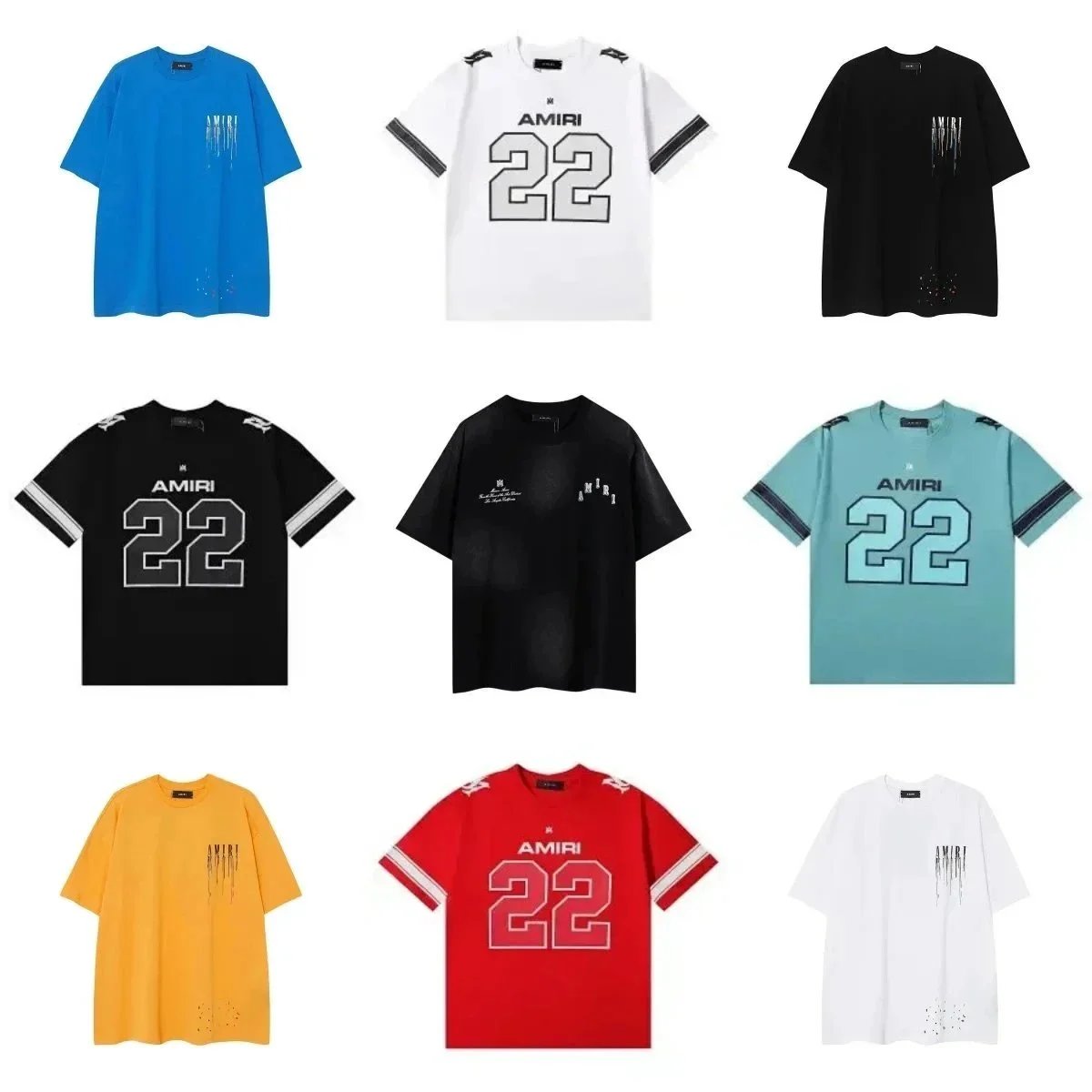 Amiri Graphic Print Oversized T-Shirt Multicolor