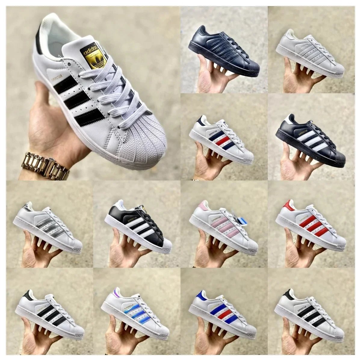 Adidas Superstar classic sneakers Multicolor