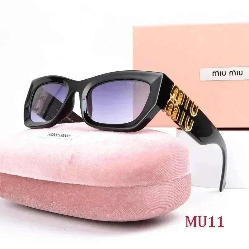 Miu Miu MU11 Oversized Rectangular Sunglasses Black