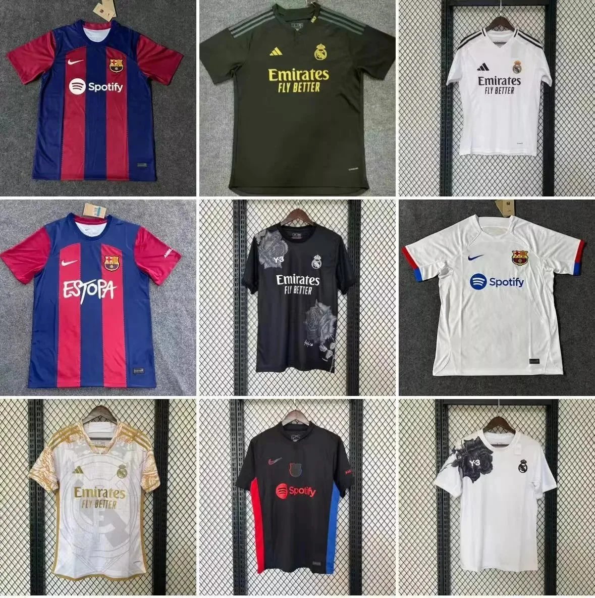 Design Football Jerseys Collection Retro Soccer Jersey Multicolor