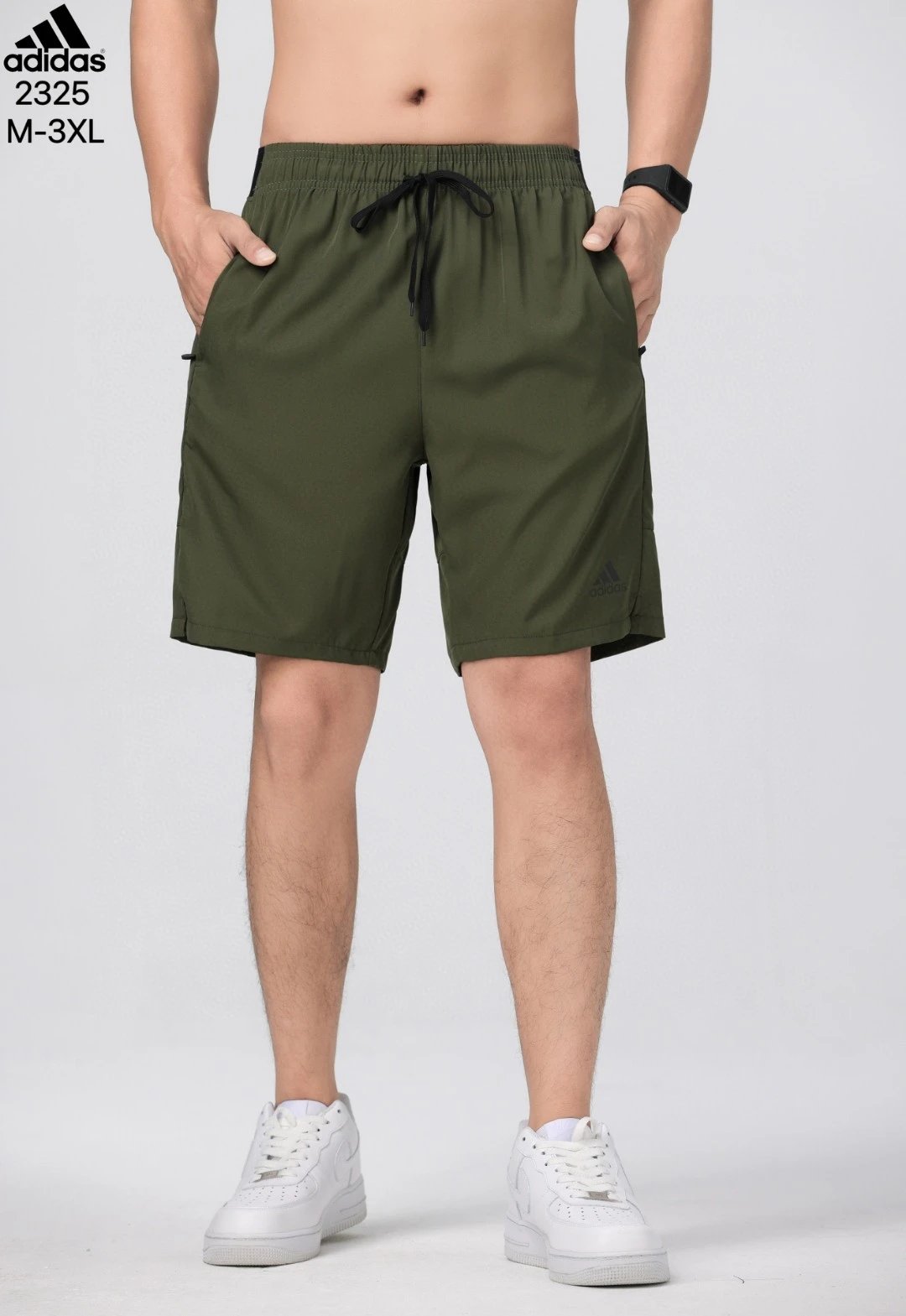 Adidas 2325 Athletic Shorts Olive
