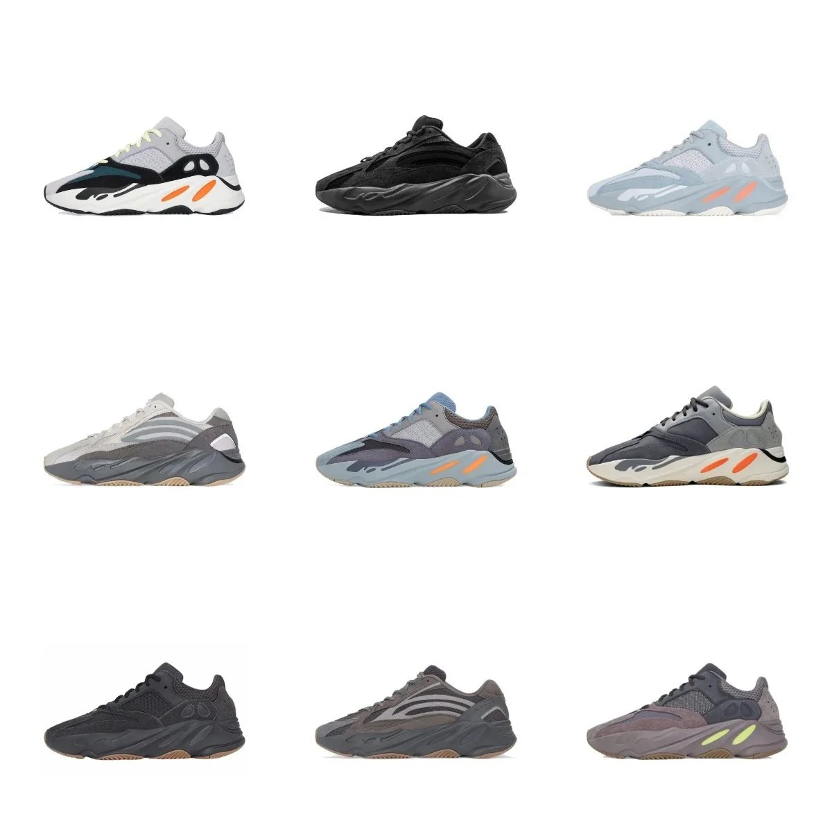 Adidas Yeezy Boost 700 Chunky Sneakers Multicolor