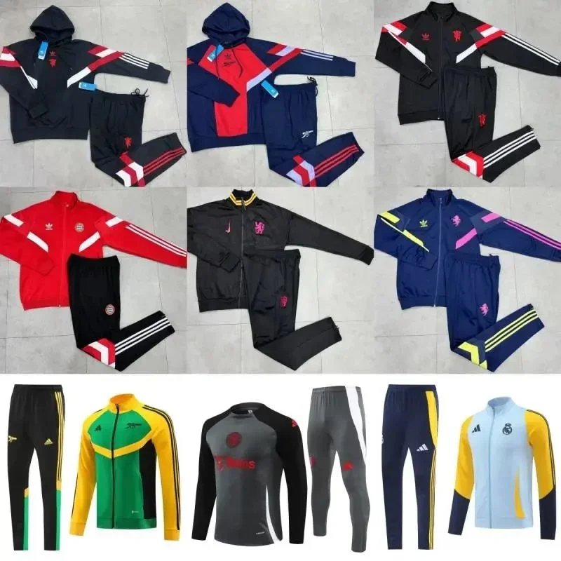 Adidas Football Club Training Tracksuit Sporty Matching Set Multicolor