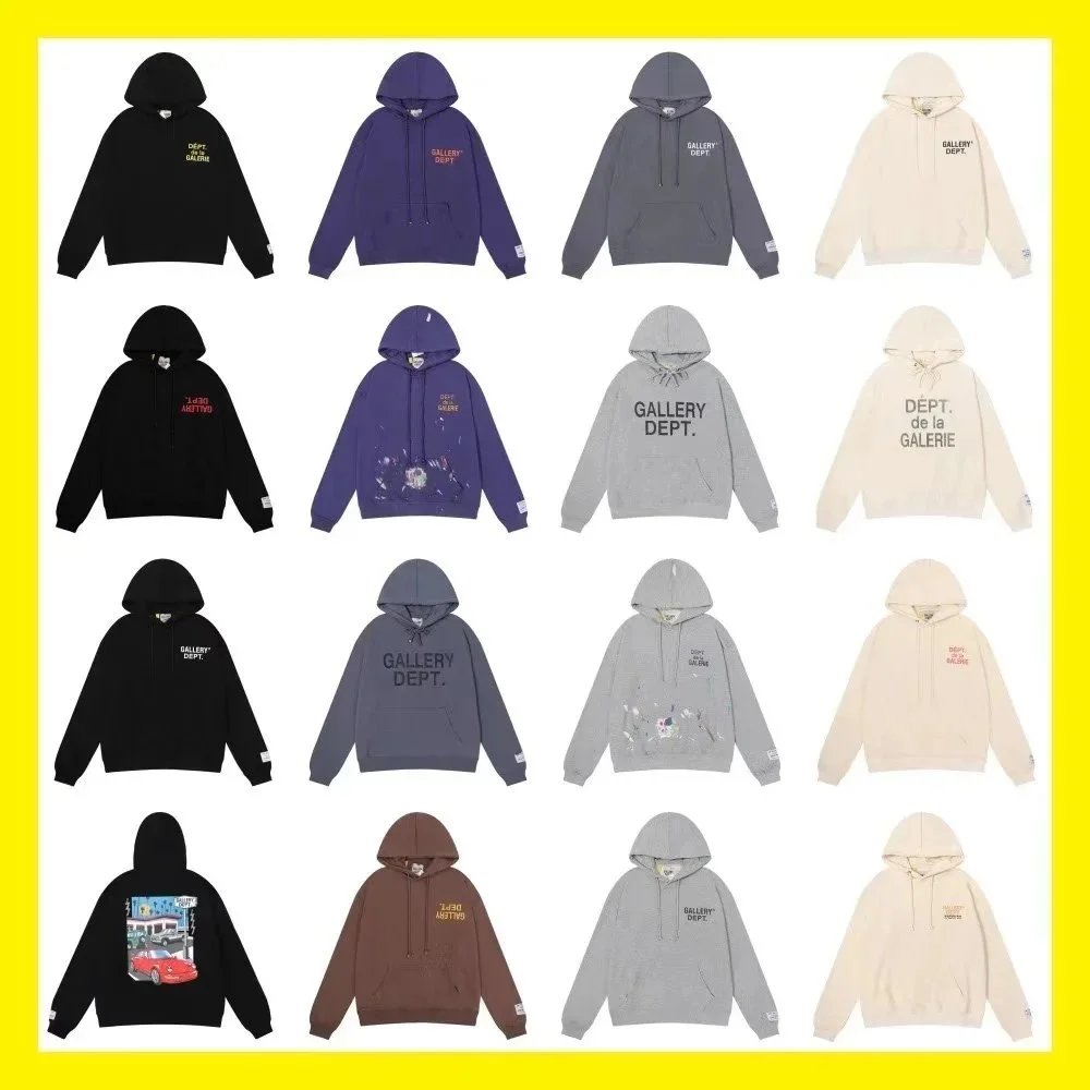 Gallery Dept. Graphic Print Oversized Hoodie Multicolor