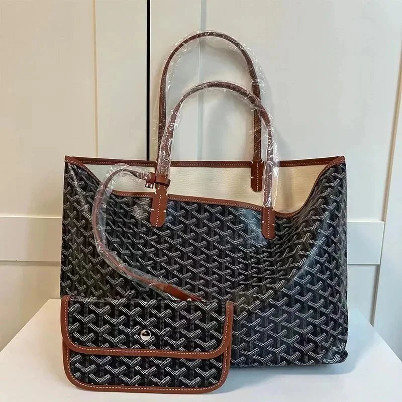 Goyard Saint Louis PM Classic Tote Bag Black