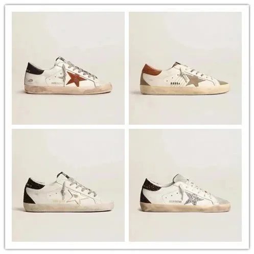 Golden Goose GGDB Super-Star Distressed Sneakers White