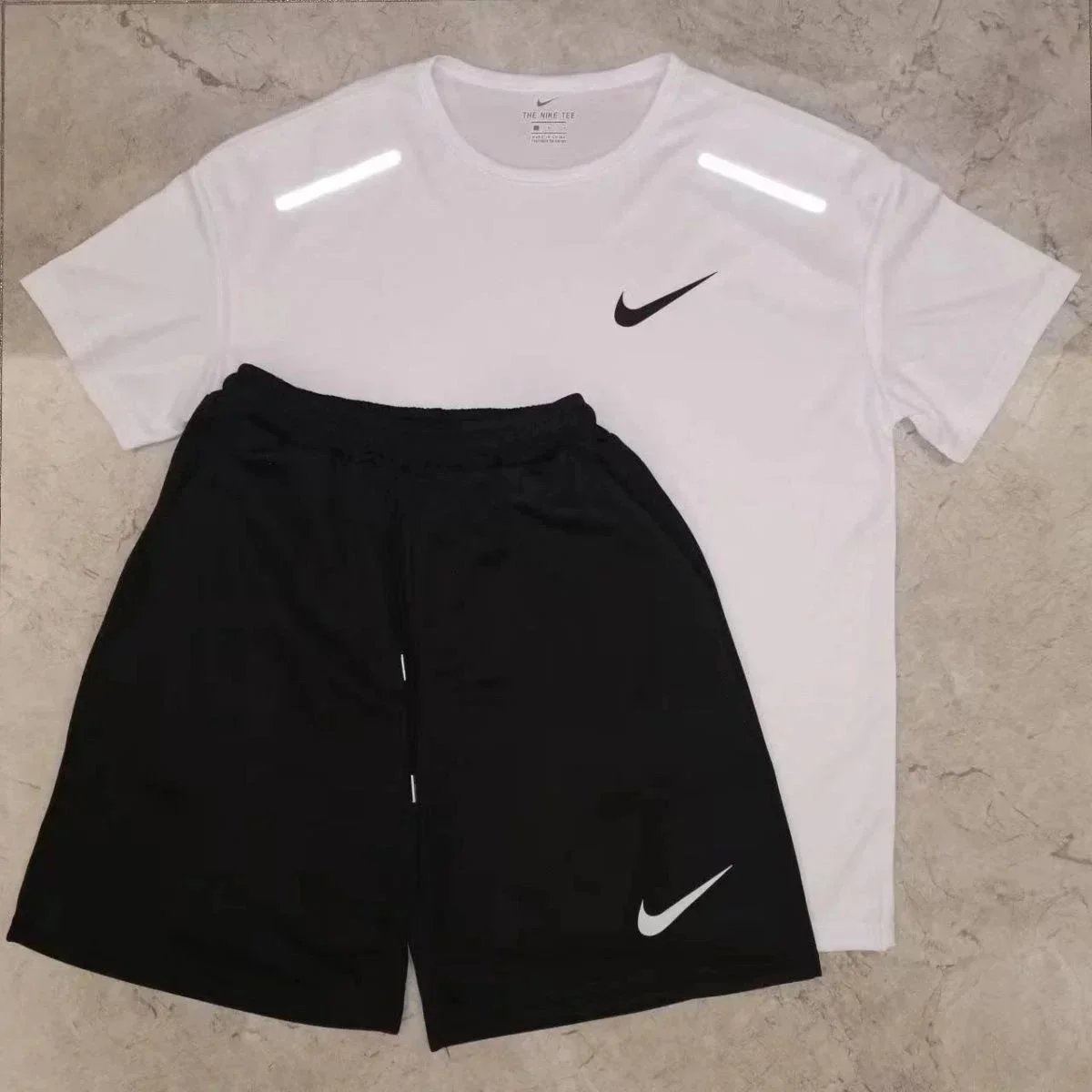 Nike Dri-FIT Training Matching Set White and Black