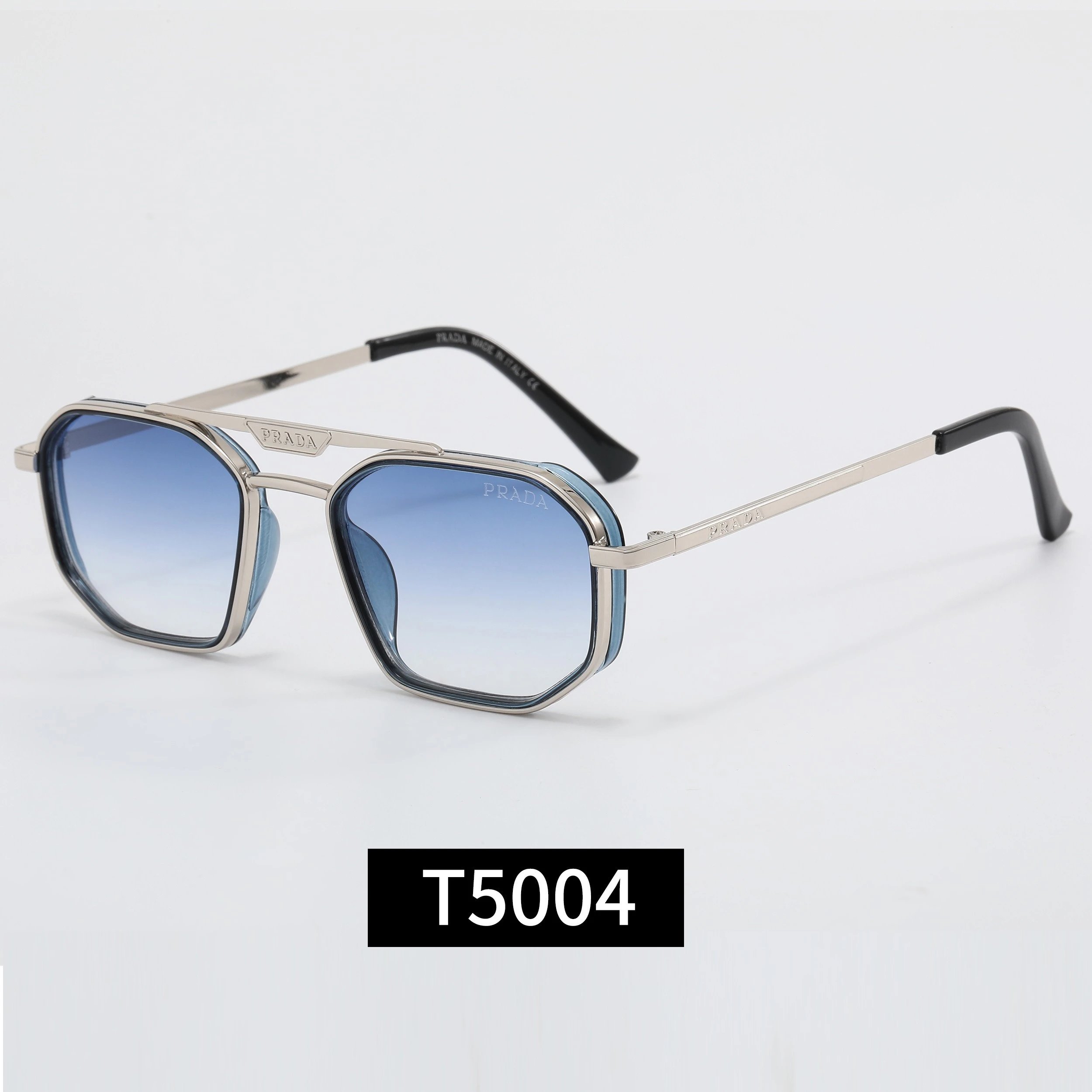 Prada T5004 Geometric Sunglasses Blue