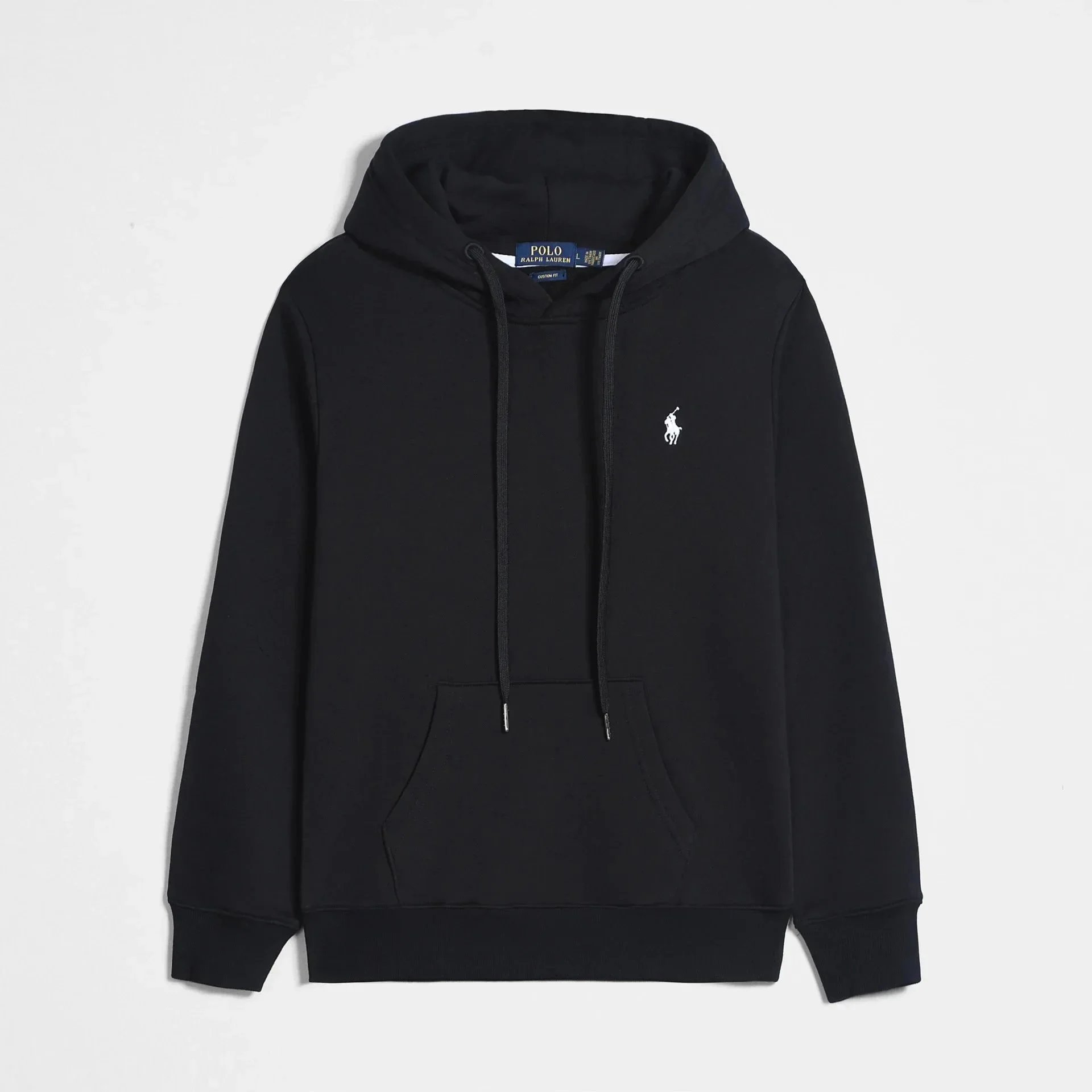 Polo Ralph Lauren PRL Custom Fit Classic Hoodie Black