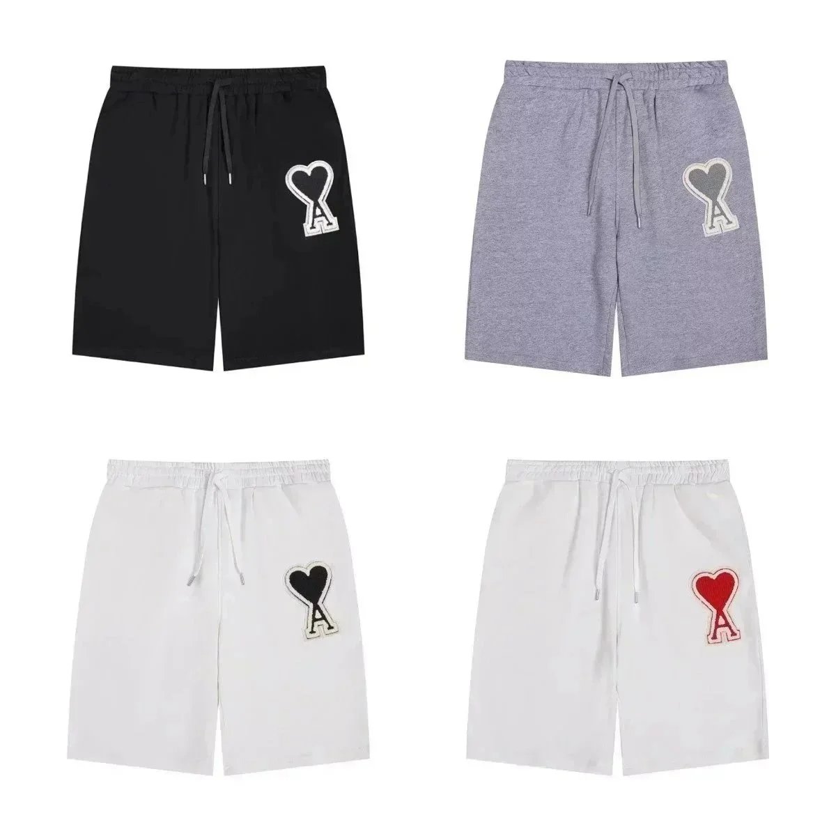 Ami Paris Ami Ami de Coeur Casual Shorts Multicolor
