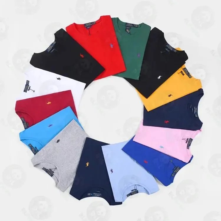 Ralph Lauren RL Classic Fit Crewneck Cotton T-Shirt Multicolor