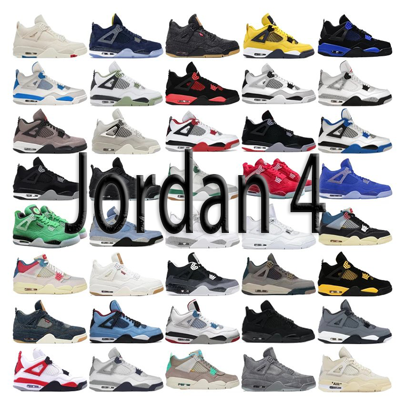 Jordan 4 Retro Iconic Basketball Sneakers Multicolor