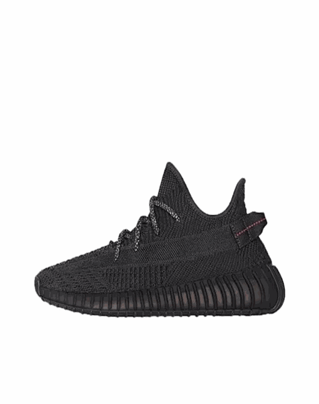 Adidas Yeezy Boost 350 V2 Black Primeknit Sneakers Black