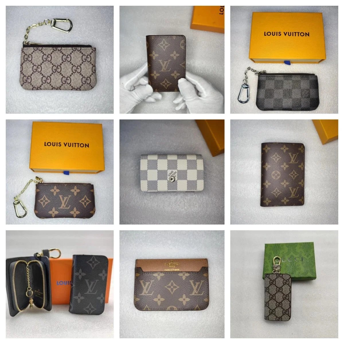 Louis Vuitton LV Key Pouch and Card Holder Luxury Accessories Multicolor