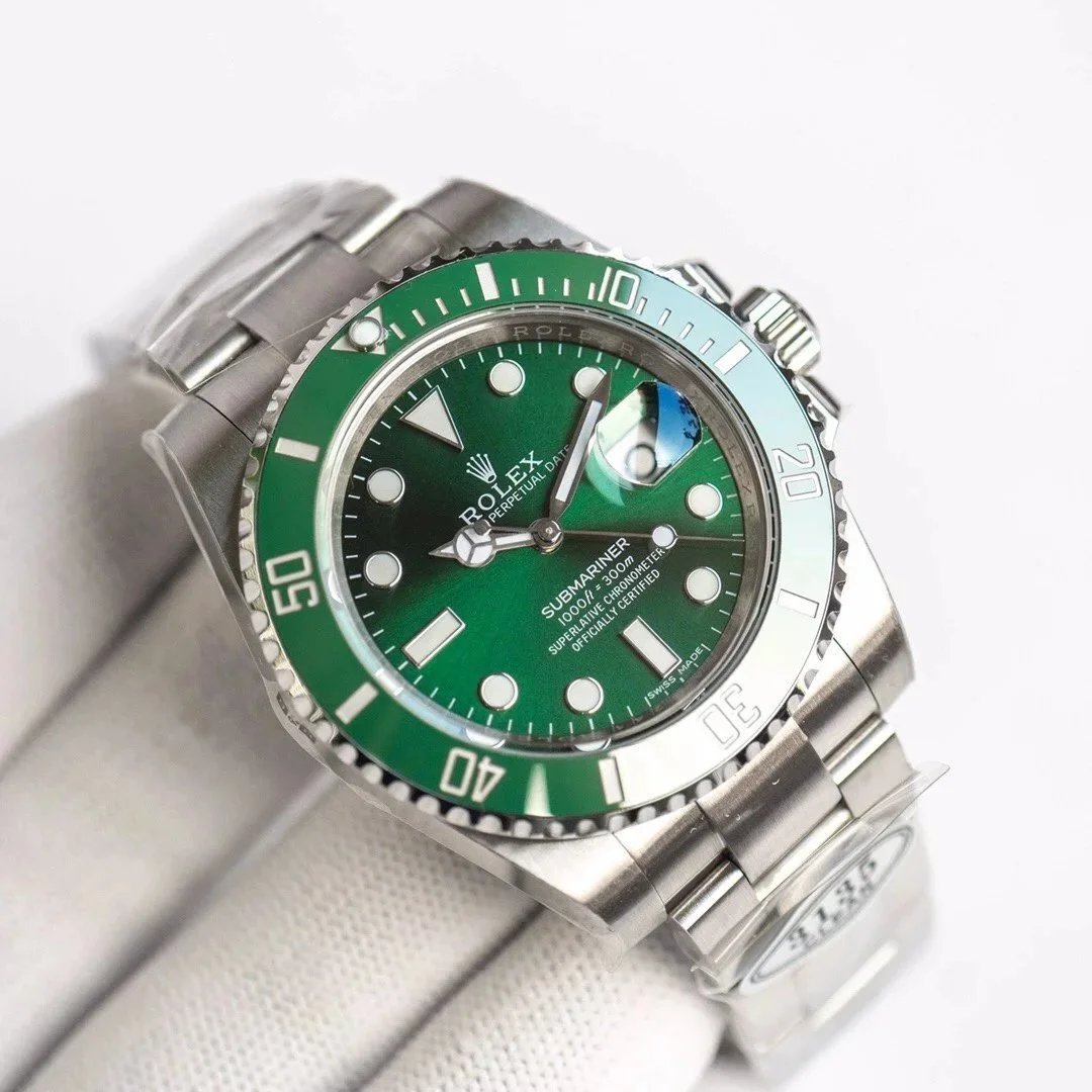 Rolex Submariner Date Luxury Watch Green