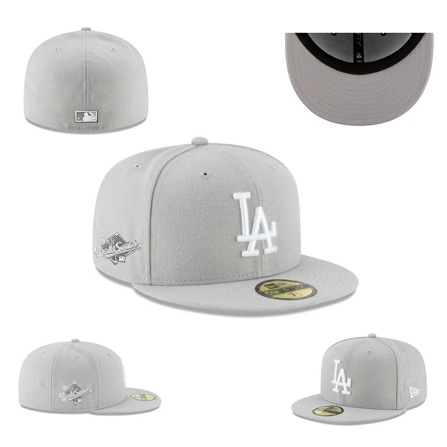 New Era 59FIFTY Los Angeles Dodgers 1988 World Series Fitted Cap Gray