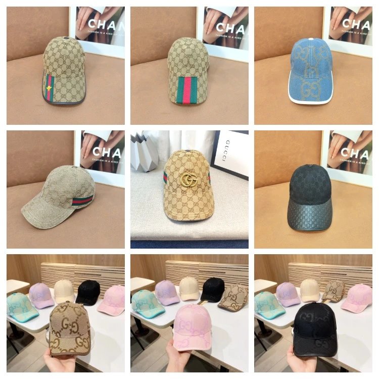 Gucci GG Supreme Baseball Cap Classic Headwear Multicolor