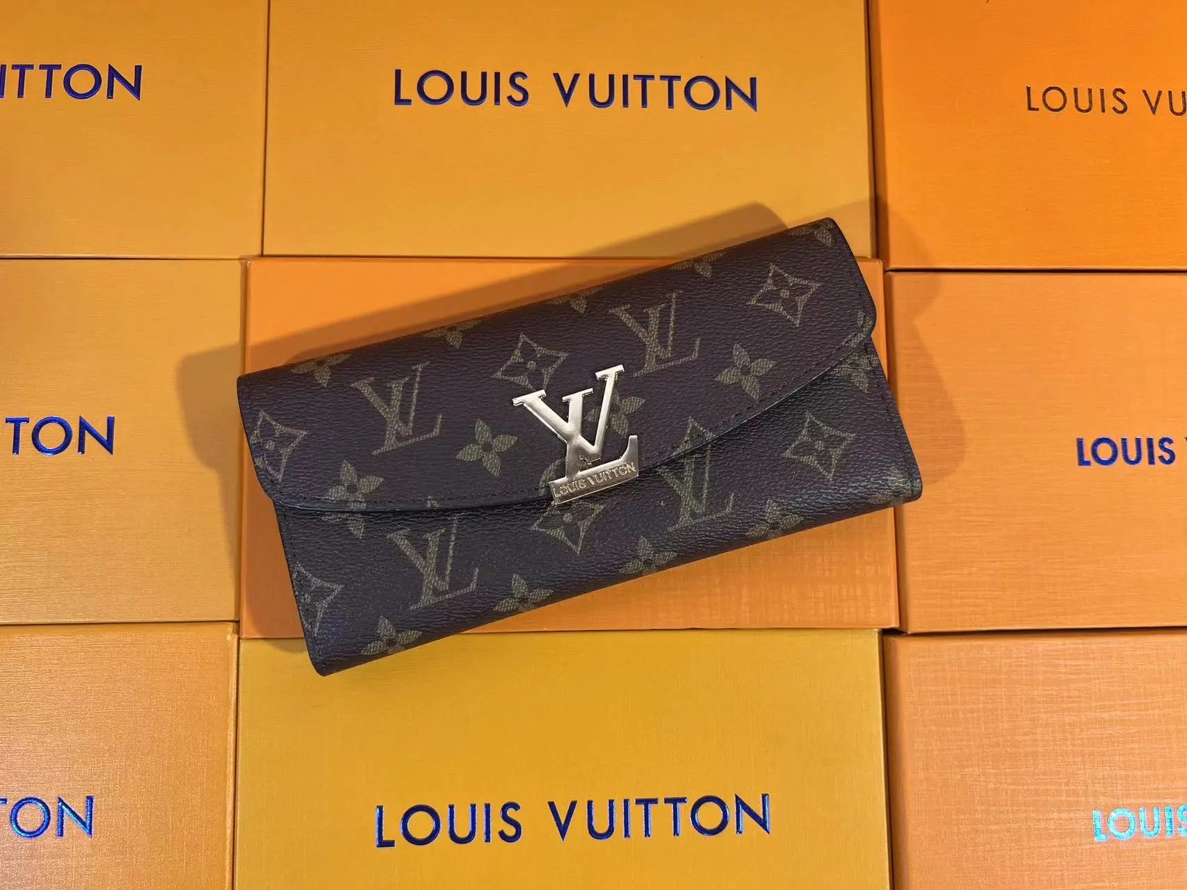 Louis Vuitton LV Twist Monogram Canvas Wallet Brown