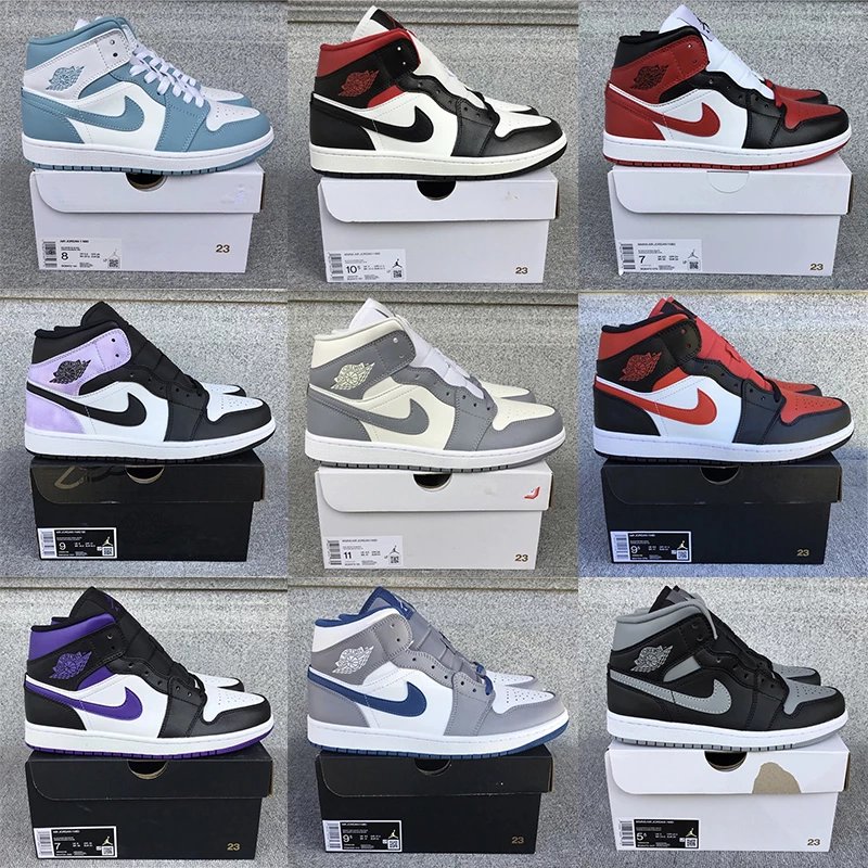 Jordan Air Jordan 1 Mid Retro Sneakers Multicolor