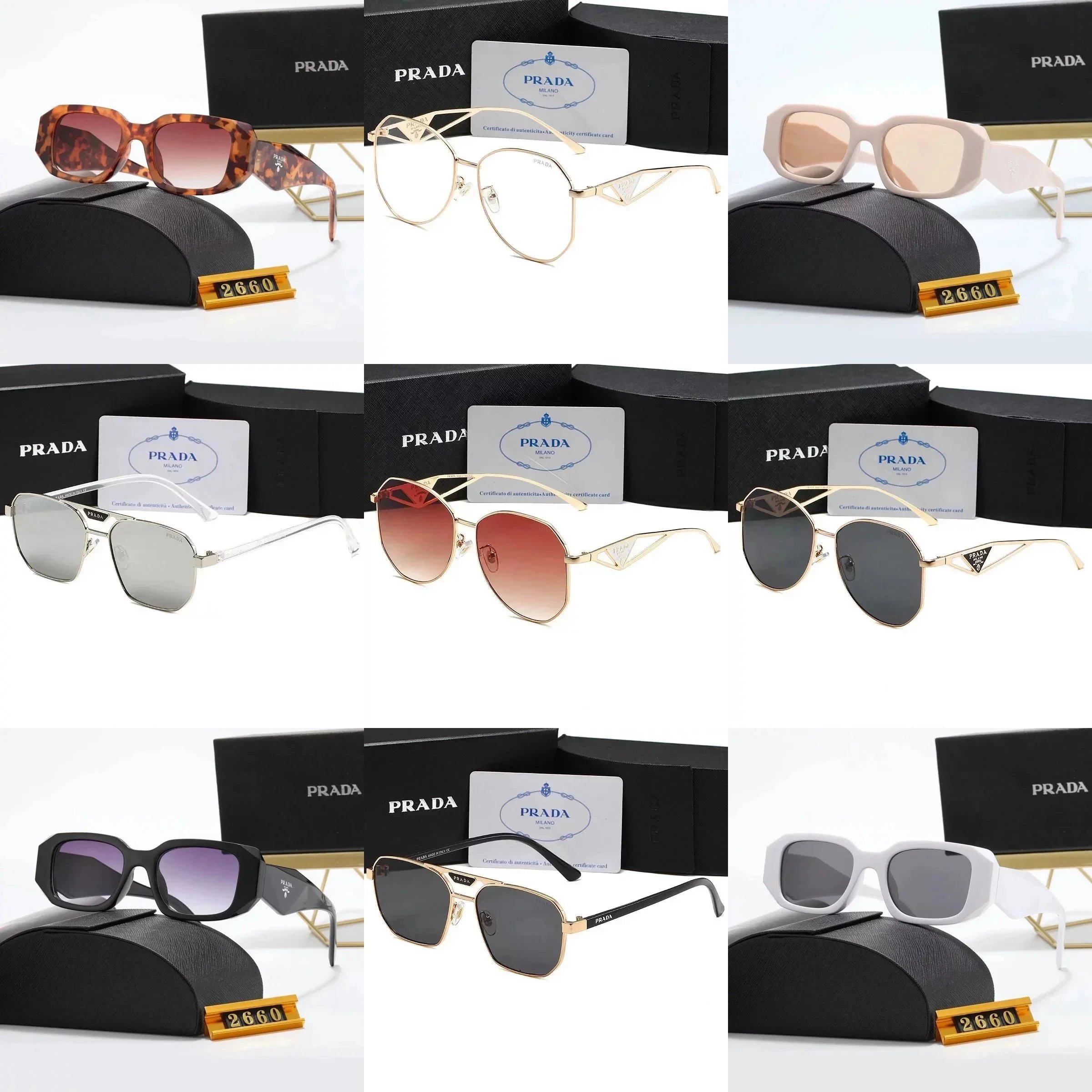 Prada Symbole Designer Sunglasses Collection Luxury Eyewear Multicolor