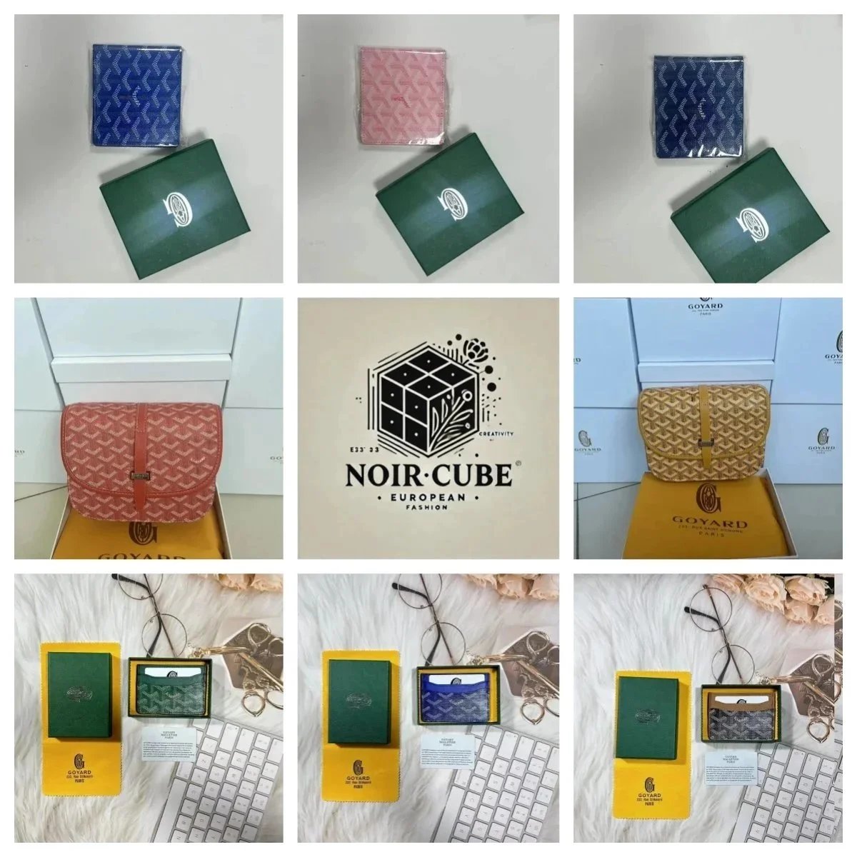 Goyard Saint Sulpice Classic Card Holder Multicolor