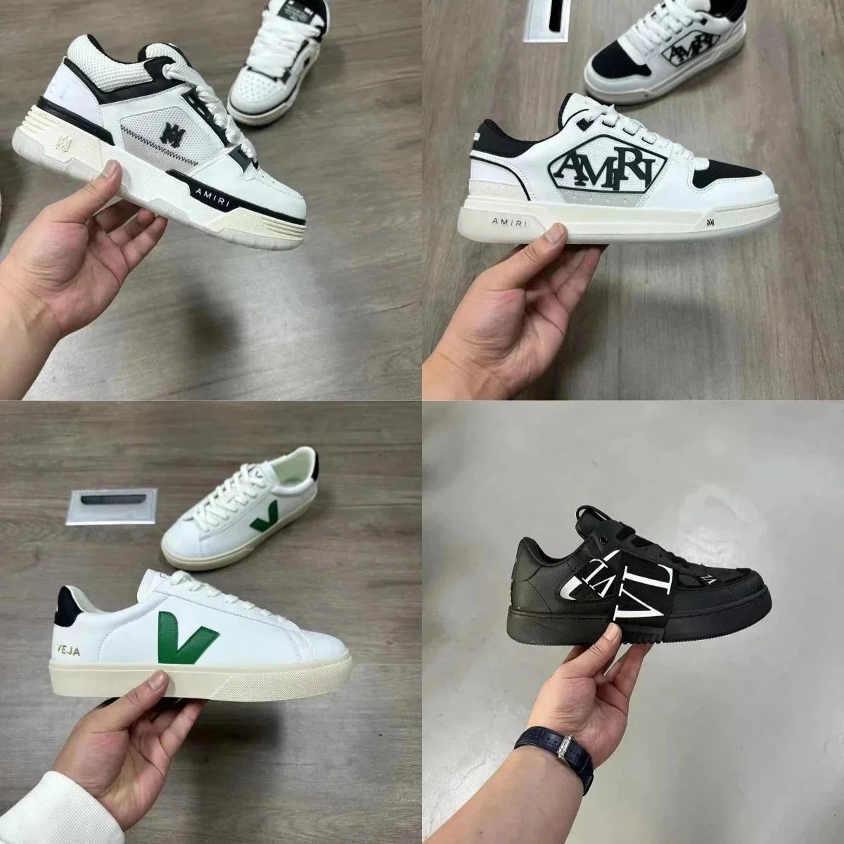 Amiri MA-1 Chunky Sneakers White and Black