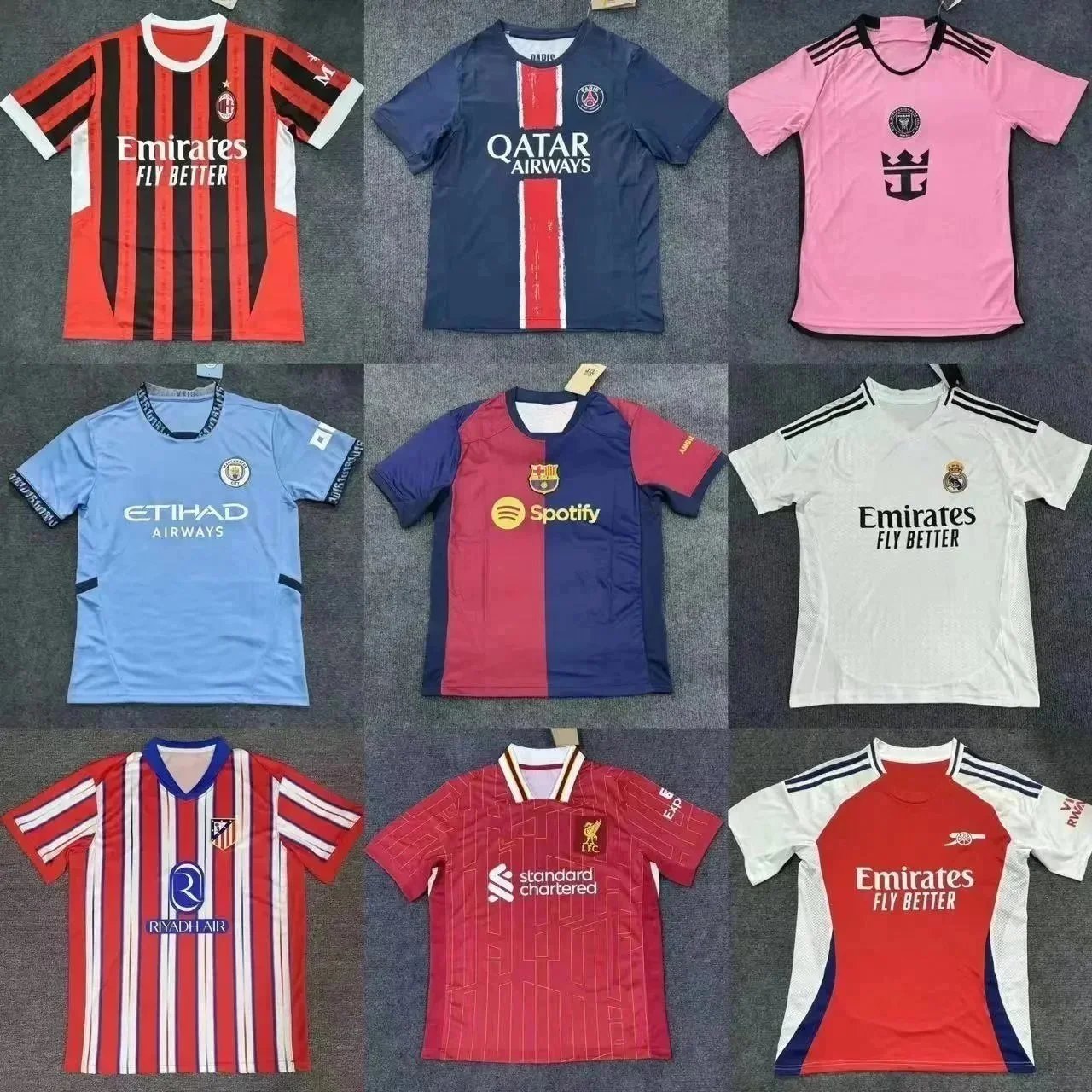 Design Football Jersey Collection Retro Soccer Jersey Multicolor