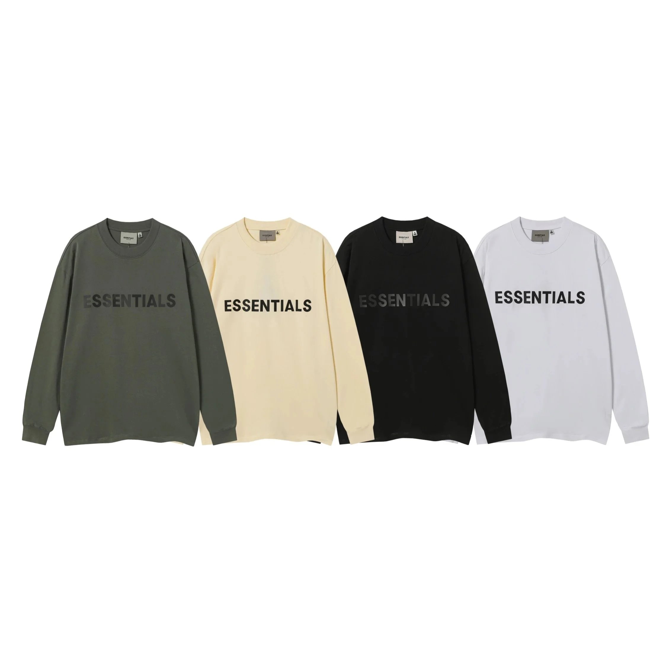 Fear of God FOG Essentials Oversized Crewneck Sweatshirt Multicolor