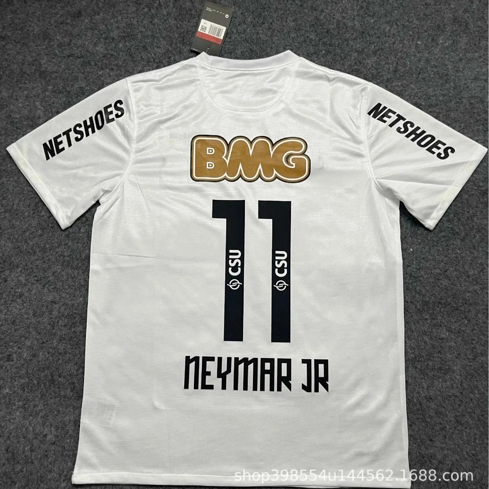 Design Neymar Jr 11 Soccer Jersey White