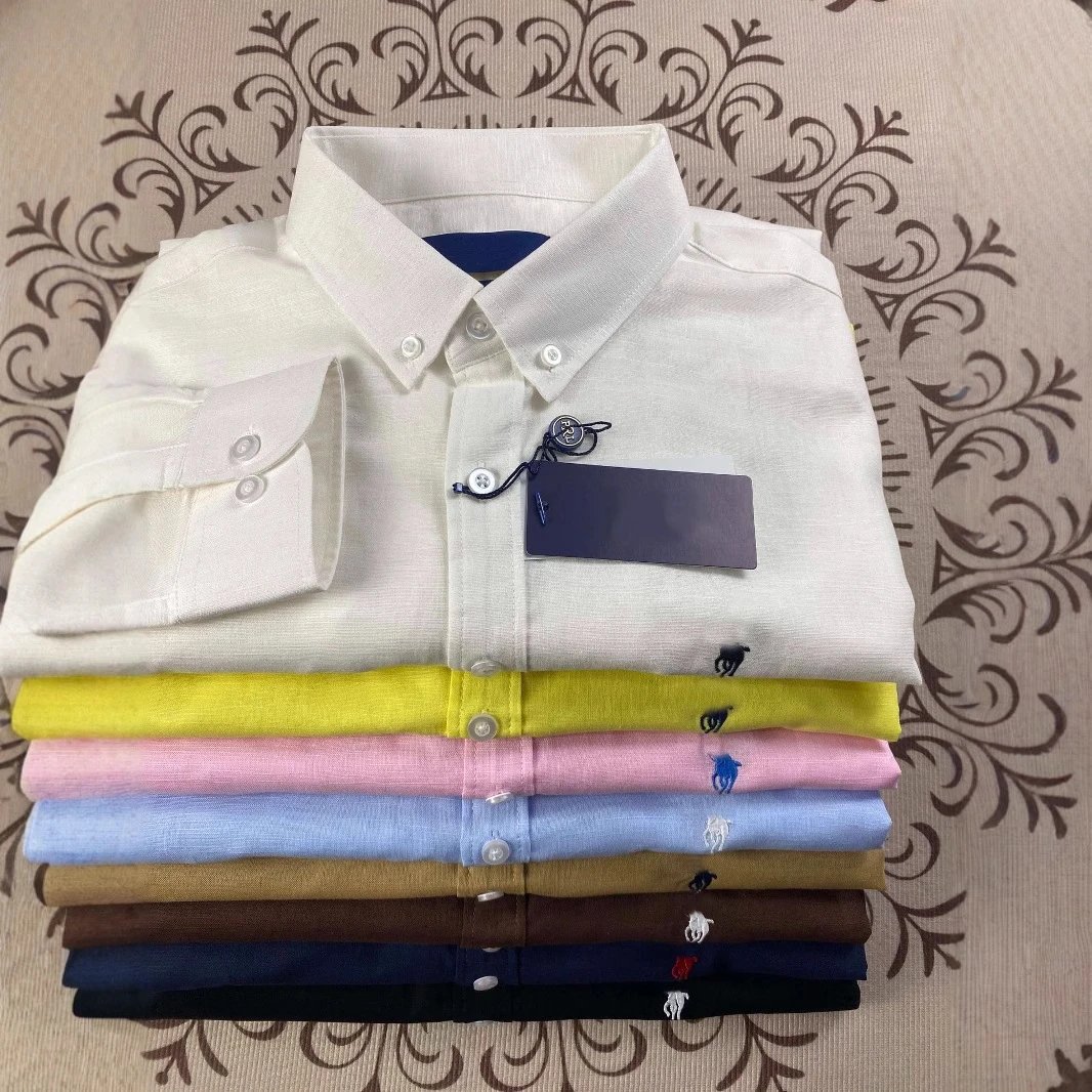 Ralph Lauren Linen casual Button-Down Shirt Multicolor