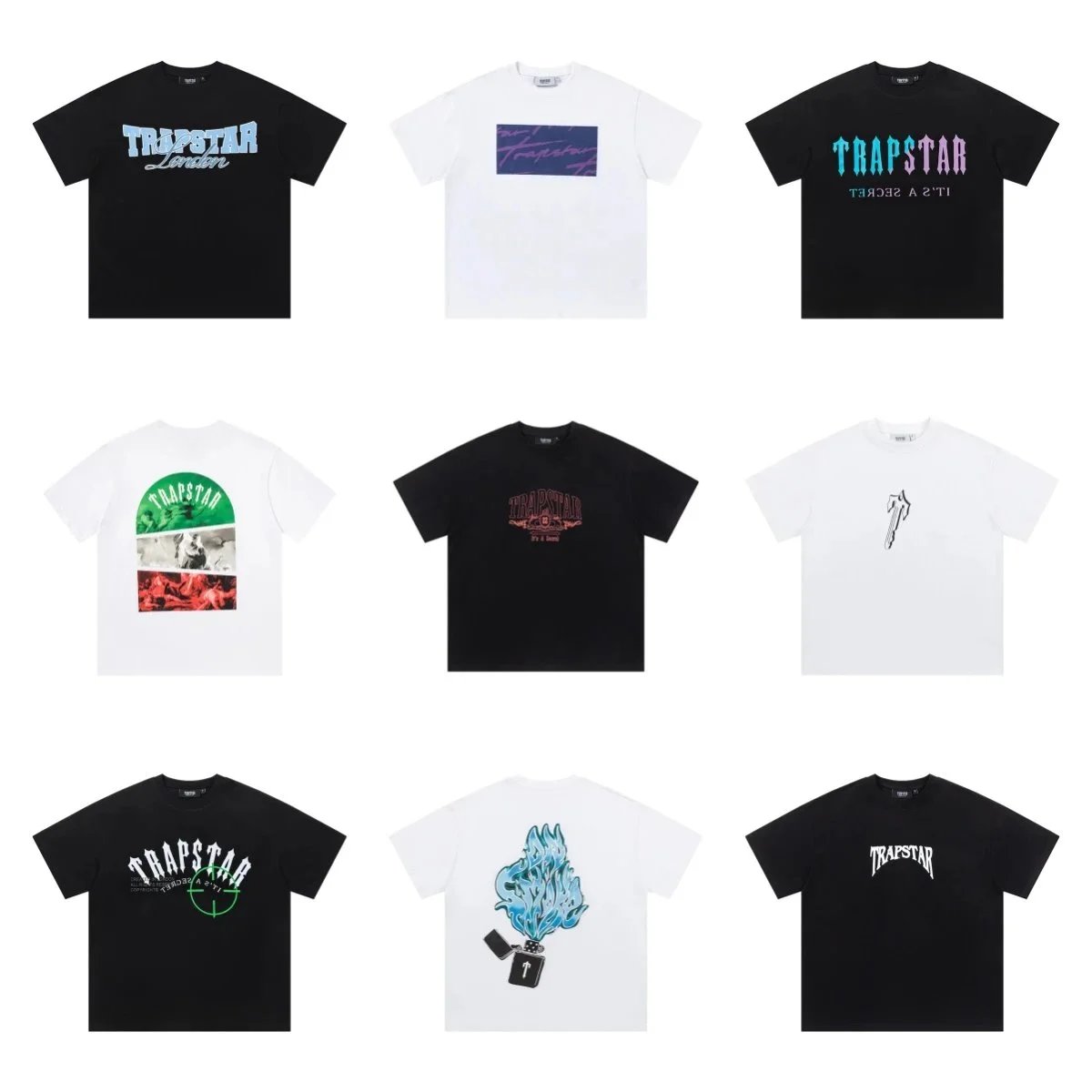 Trapstar Graphic Print Streetwear T-Shirt Multicolor