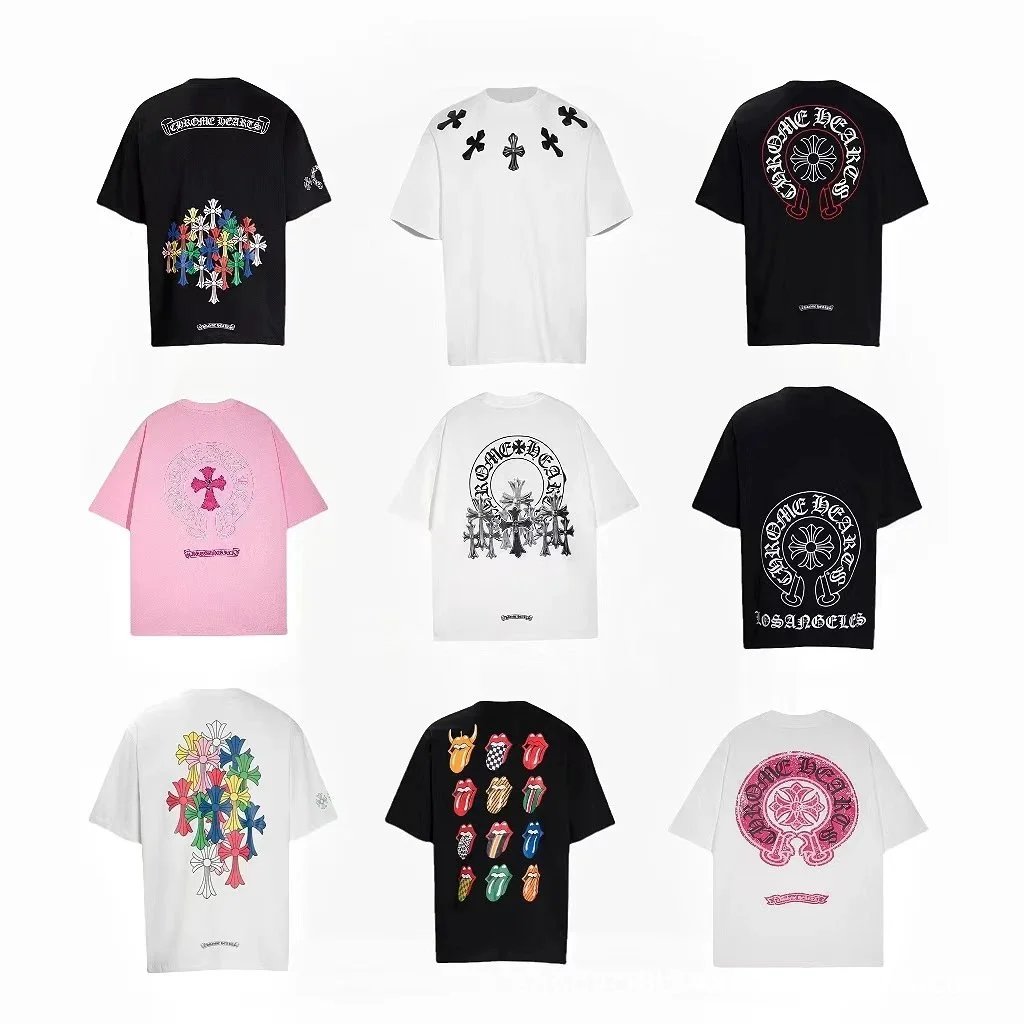 Chrome Hearts Graphic Print Oversized T-Shirt Multicolor