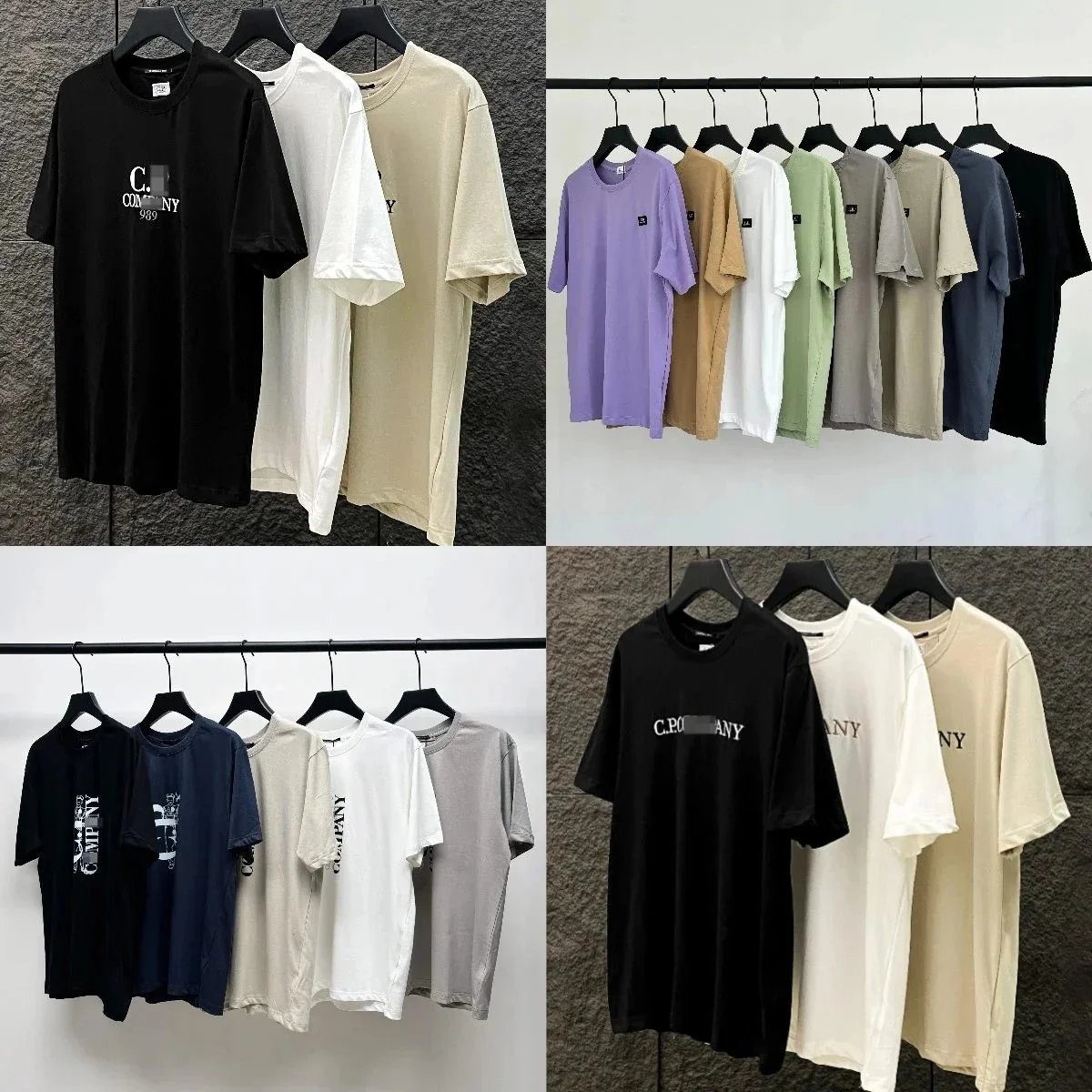 C.P. Company Graphic Print Cotton T-Shirt Multicolor