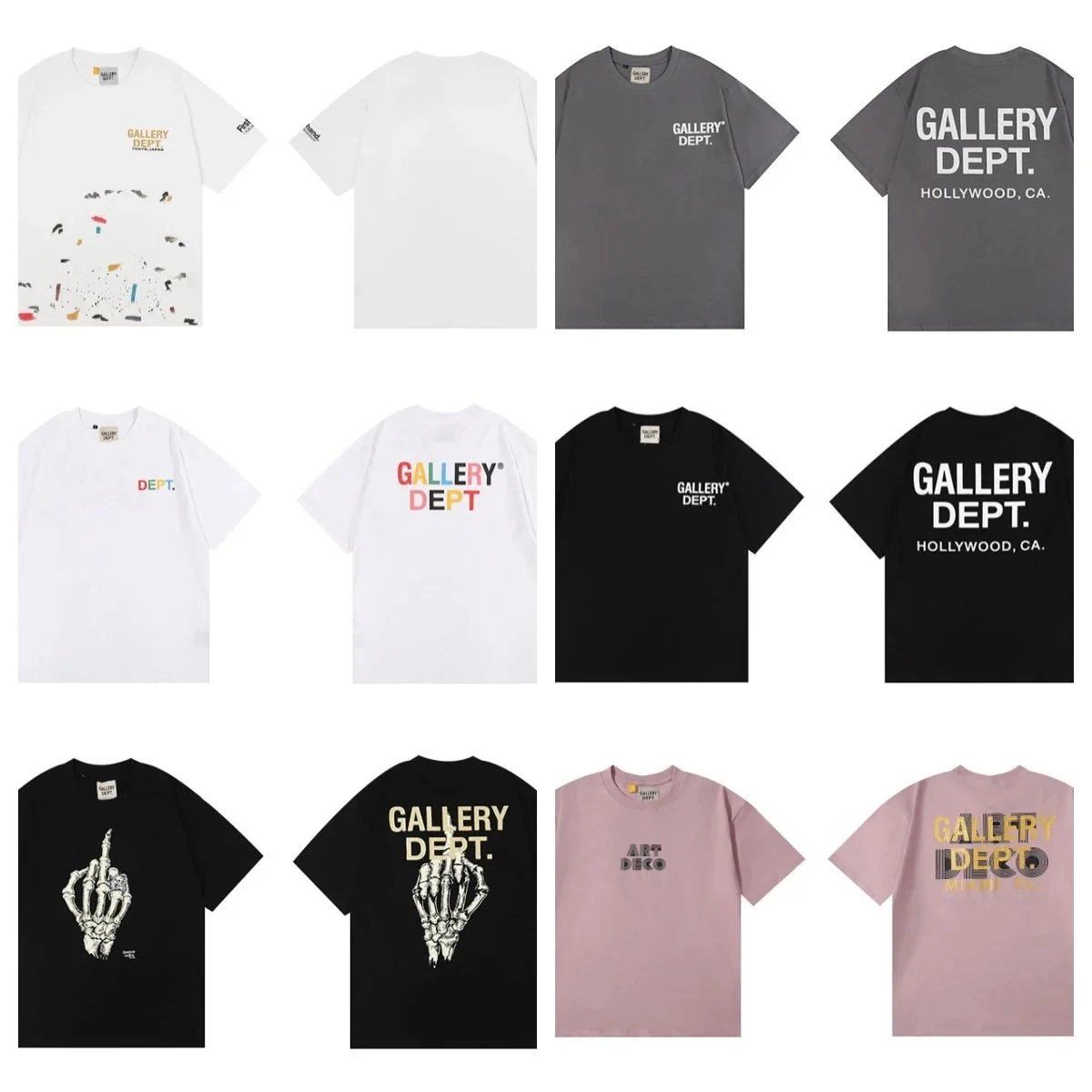 Gallery Dept. Graphic Print Oversized Tee Multicolor