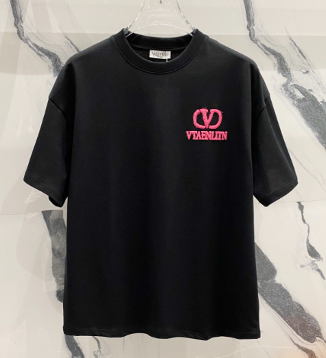 Valentino VLTN Graphic Oversized T-Shirt Black