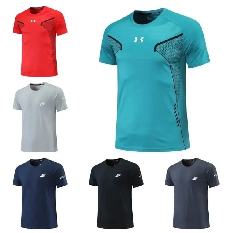 Under Armour UA Performance Training Athletic T-Shirt Blue