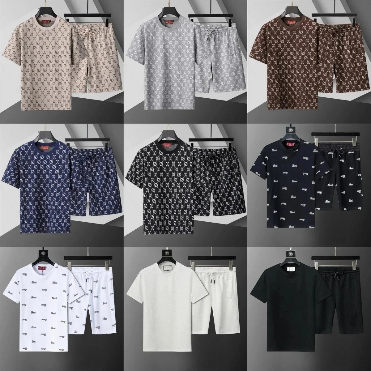 Gucci GG Monogram casual Matching Set Multicolor