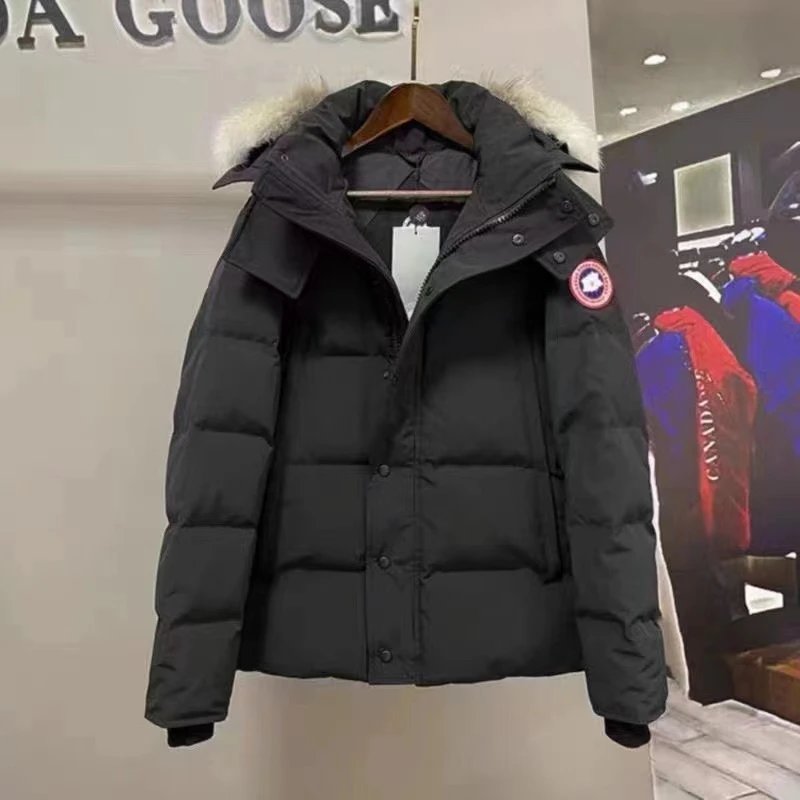Canada Goose MacMillan Parka Warm Puffer Jacket Black