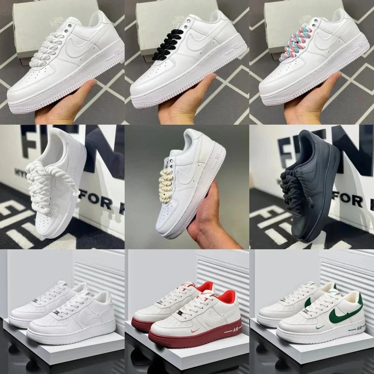Nike Air Force 1 Chunky Lace Sneakers White