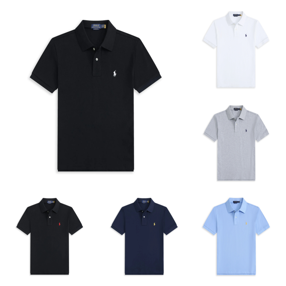 Ralph Lauren Polo Custom Slim Fit Classic Cotton Polo Shirt Multicolor
