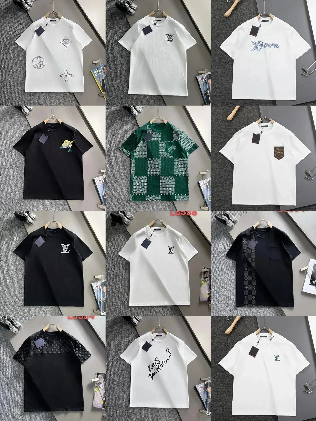 Louis Vuitton LV Monogram Graphic Cotton T-Shirt Multicolor