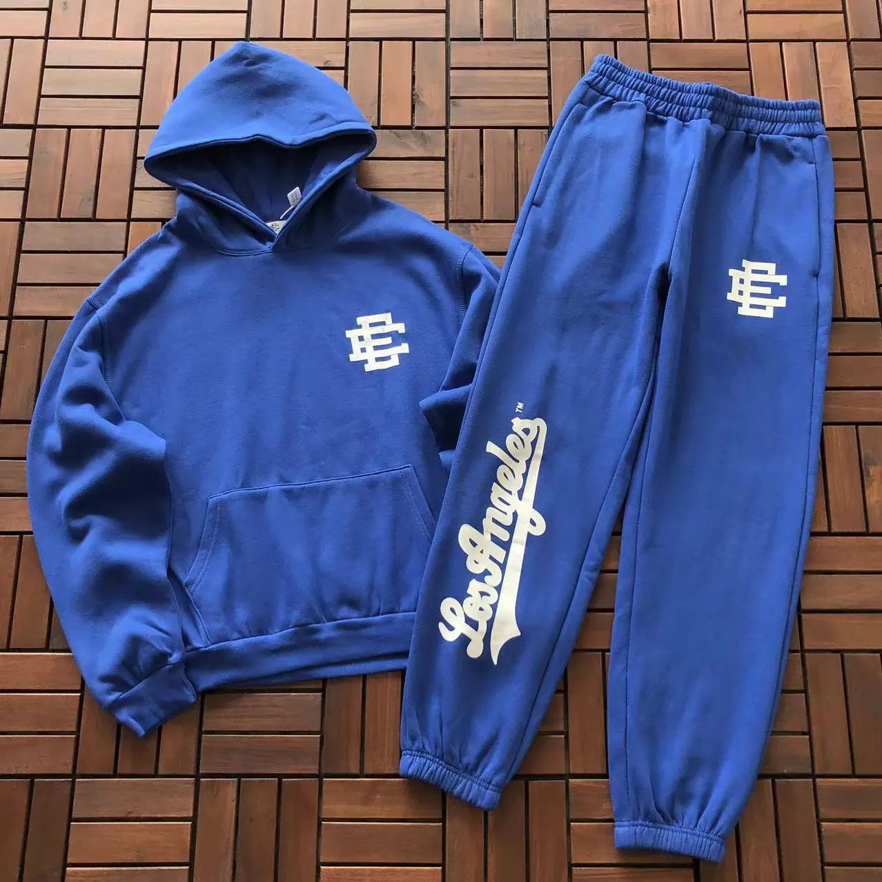 Eric Emanuel EE Los Angeles Graphic Matching Set Blue