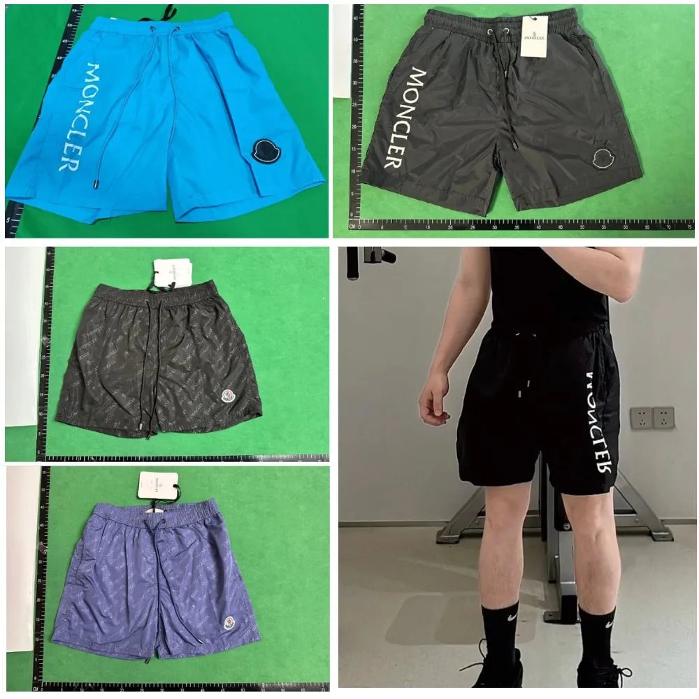 Moncler Swim Shorts Casual Nylon Beachwear Multicolor