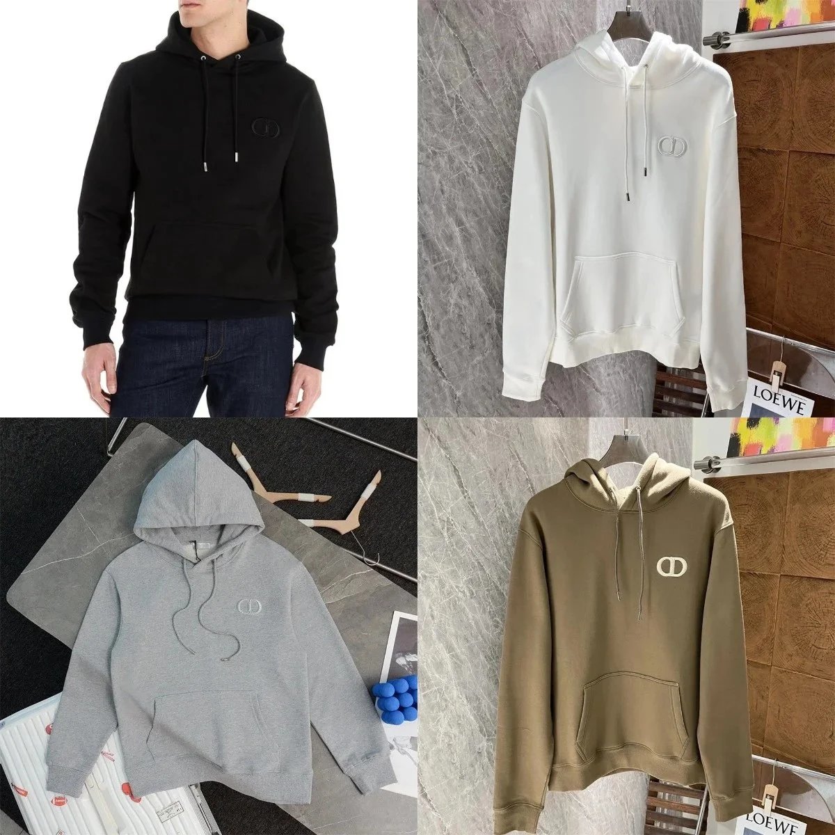 Dior CD Icon Cotton Hoodie Multicolor