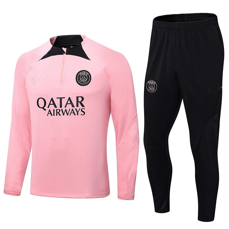 Nike Paris Saint-Germain Strike Drill Training Tracksuit Set Pink and Black