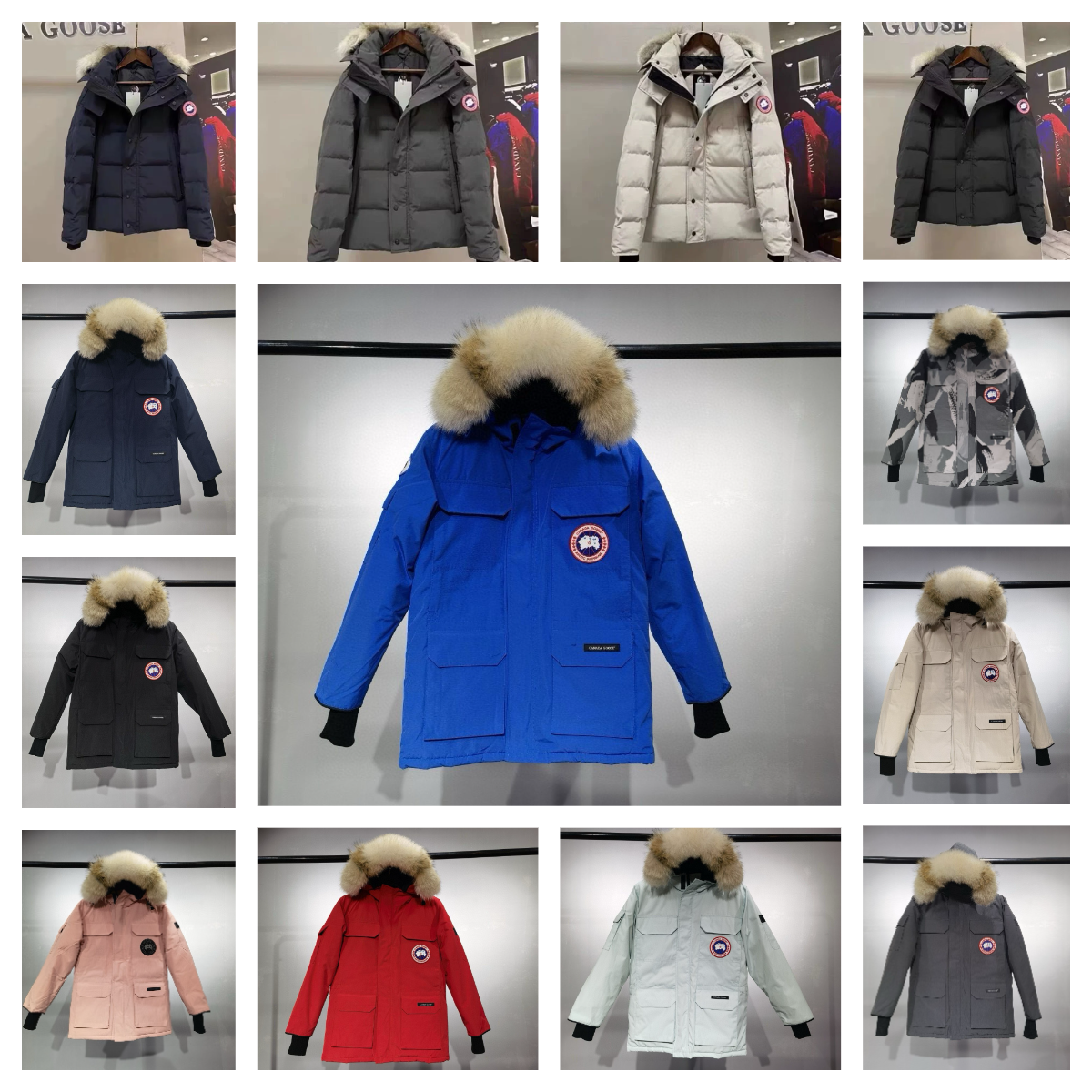 Canada Goose Expedition Parka Warm Winter Jacket Multicolor