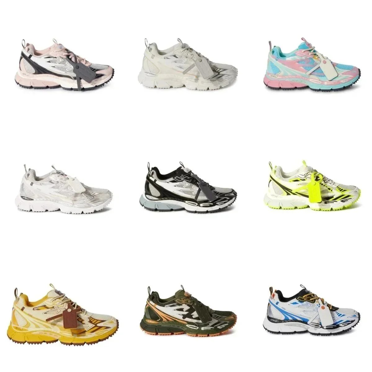 Off-White Out of Office Runner Chunky Sneakers Multicolor