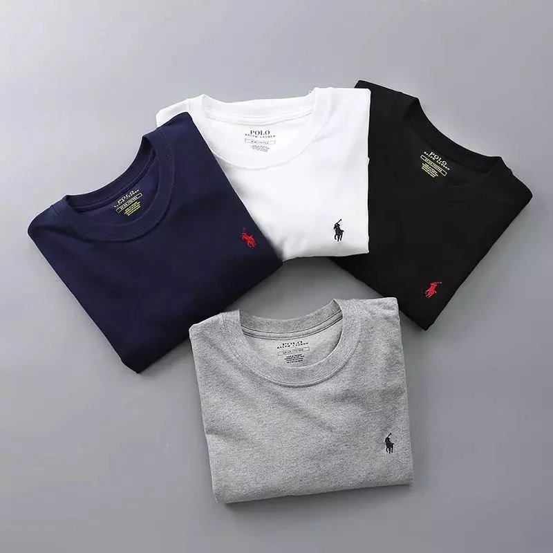 Ralph Lauren Classic Fit Crewneck Cotton T-Shirt Multicolor