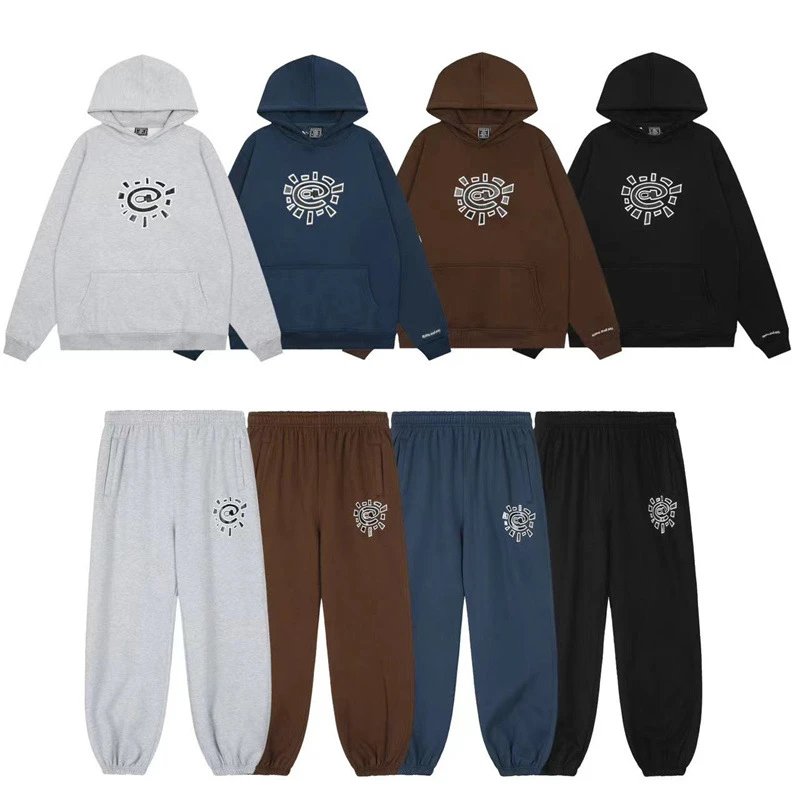 Design Sun Graphic Print Oversized Tracksuit Set Multicolor